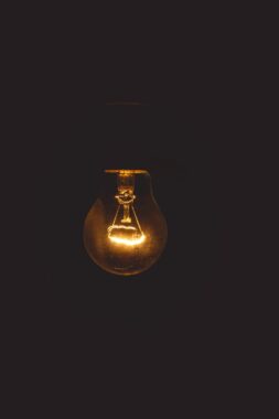 black-background-bulb-close-up-716398